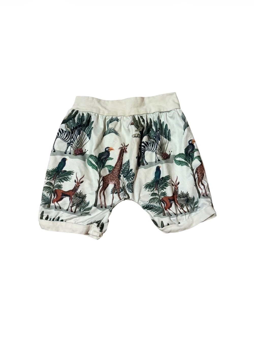 Kids Safari Animal Print Shorts